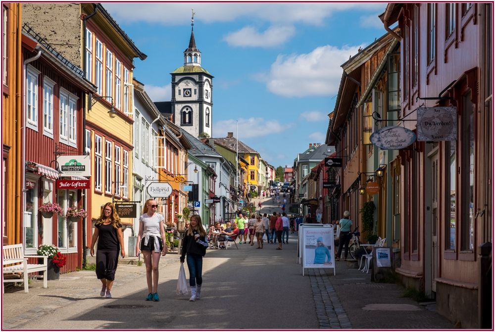 Sommer på Røros-Bergstaden