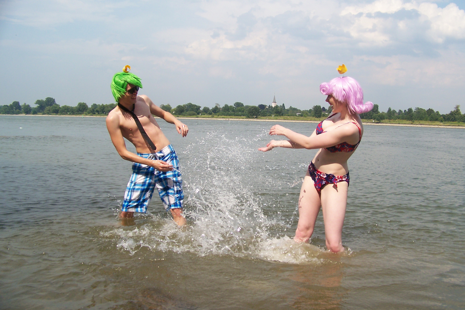 Sommer, Sonne und der Rhein