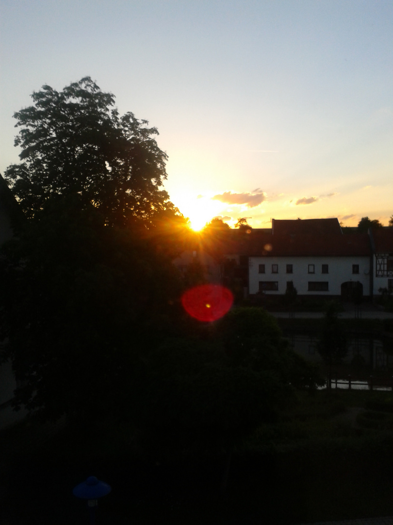 Sommer-Sonnenuntergang