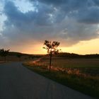 Sommer Sonnenuntergang bei Geras im Waldviertel/Nö