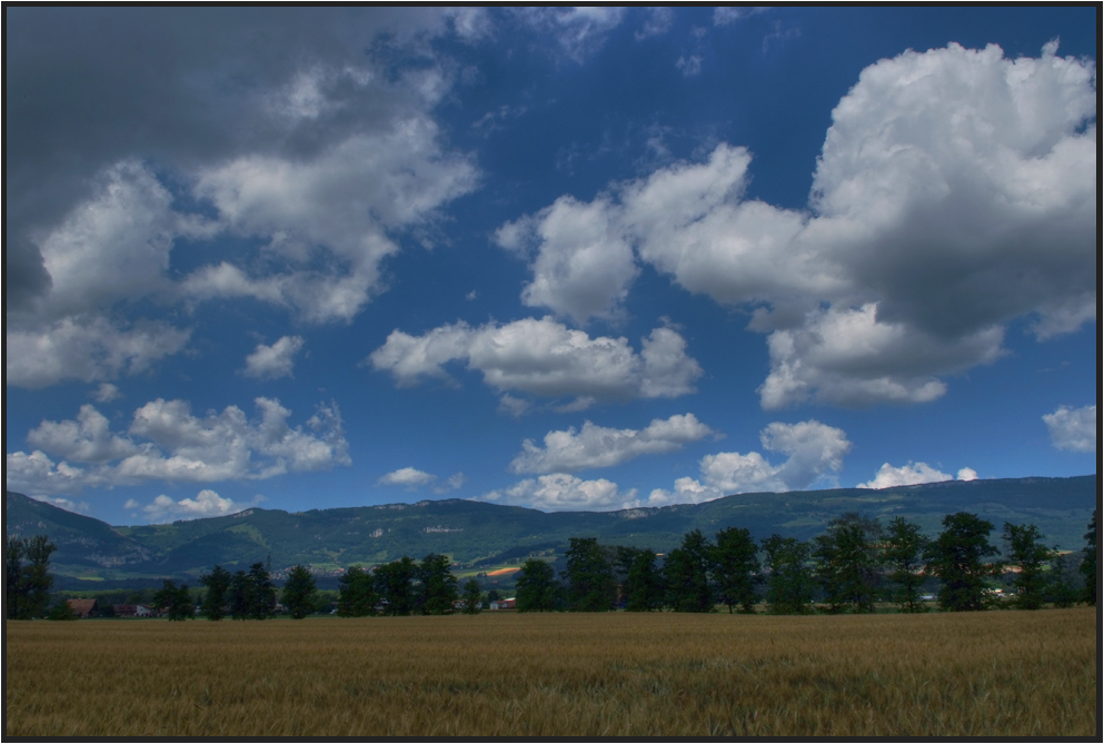 Sommer über dem Jura