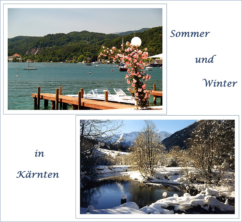 Sommer und Winter...