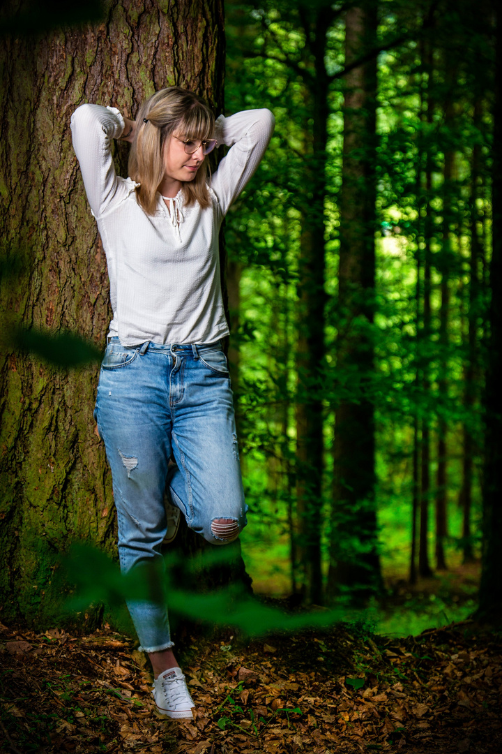 Sommer Wald Shooting mit Celine