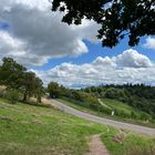 Sommer Wege am Rotenberg entlang 