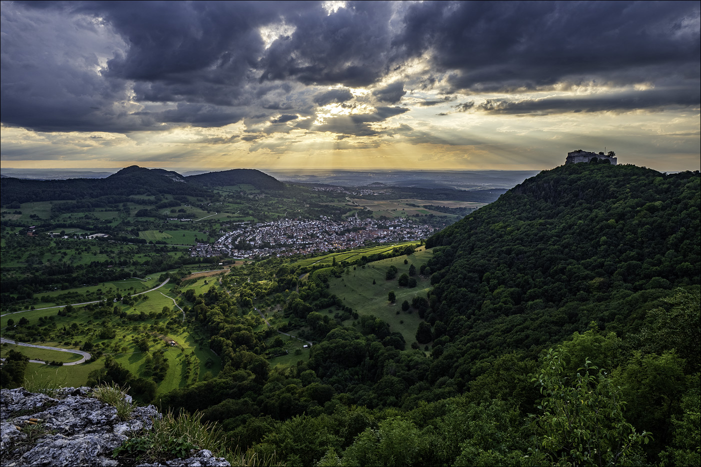 Sommerabend am Albtrauf II