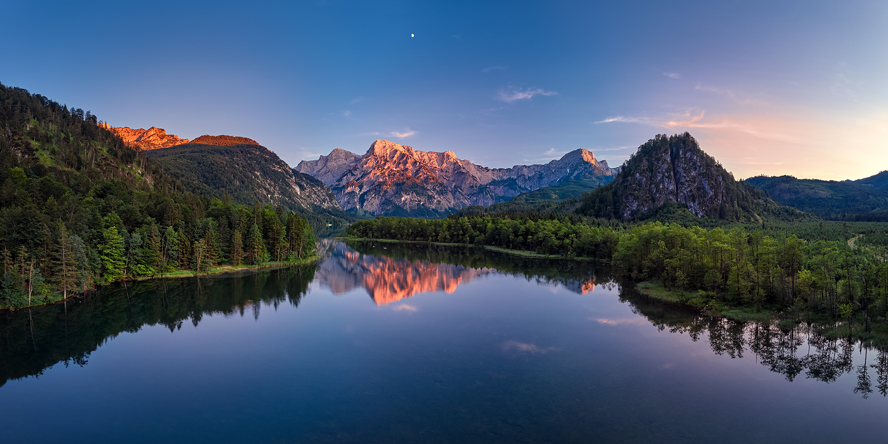 Sommerabend am Almsee