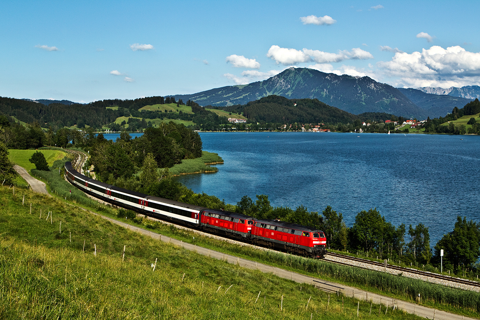 Sommerabend am Alpsee