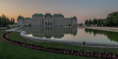 Sommerabend am Belvedere