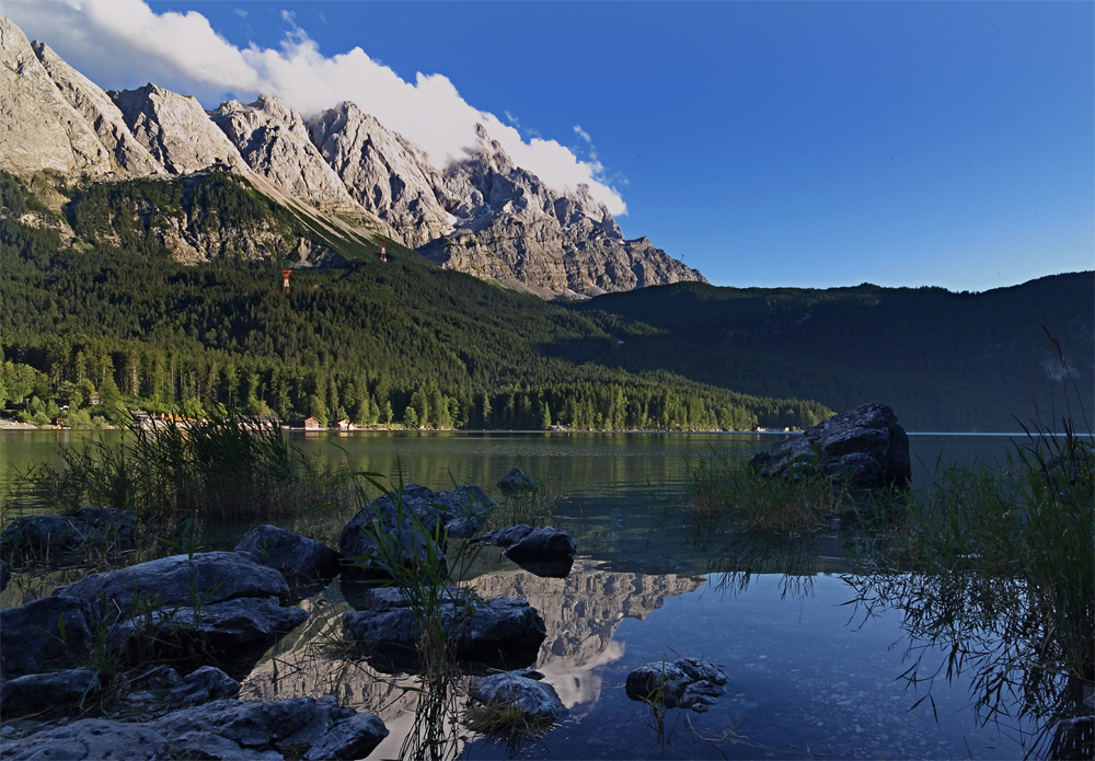 Sommerabend am Eibsee