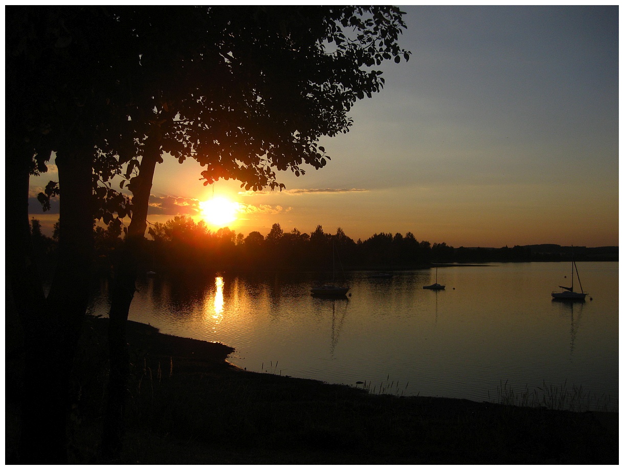 Sommerabend am Förmitzsee