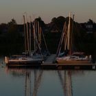 Sommerabend am Hafen der Xantener Südsee