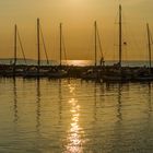 Sommerabend am Hafen von Timmendorf auf Poel