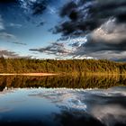 Sommerabend am Hjulsjön