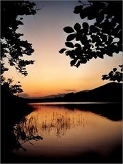 Sommerabend am Maltschachersee in Kärnten