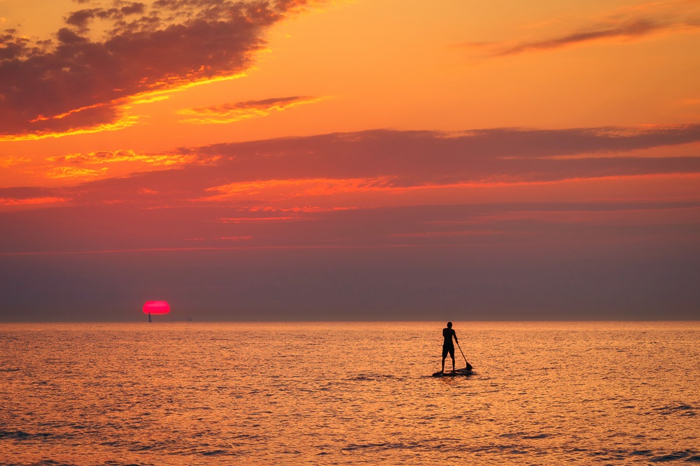 Sommerabend am Meer