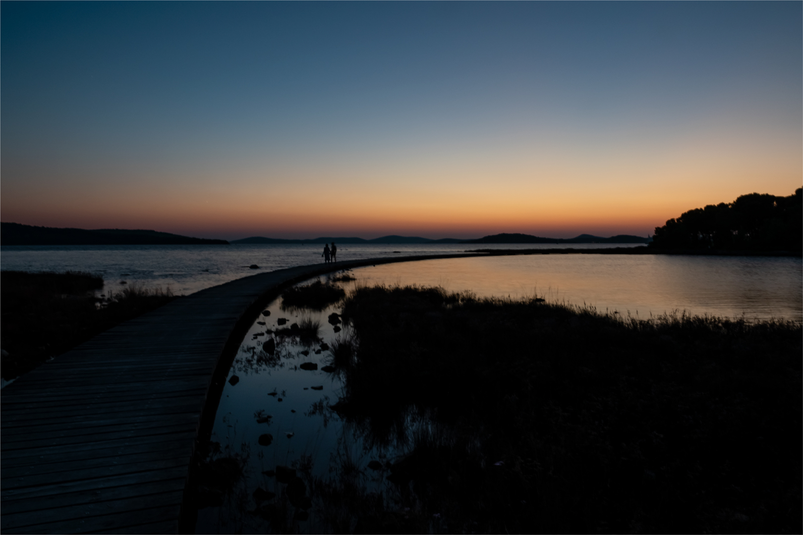 Sommerabend am Meer