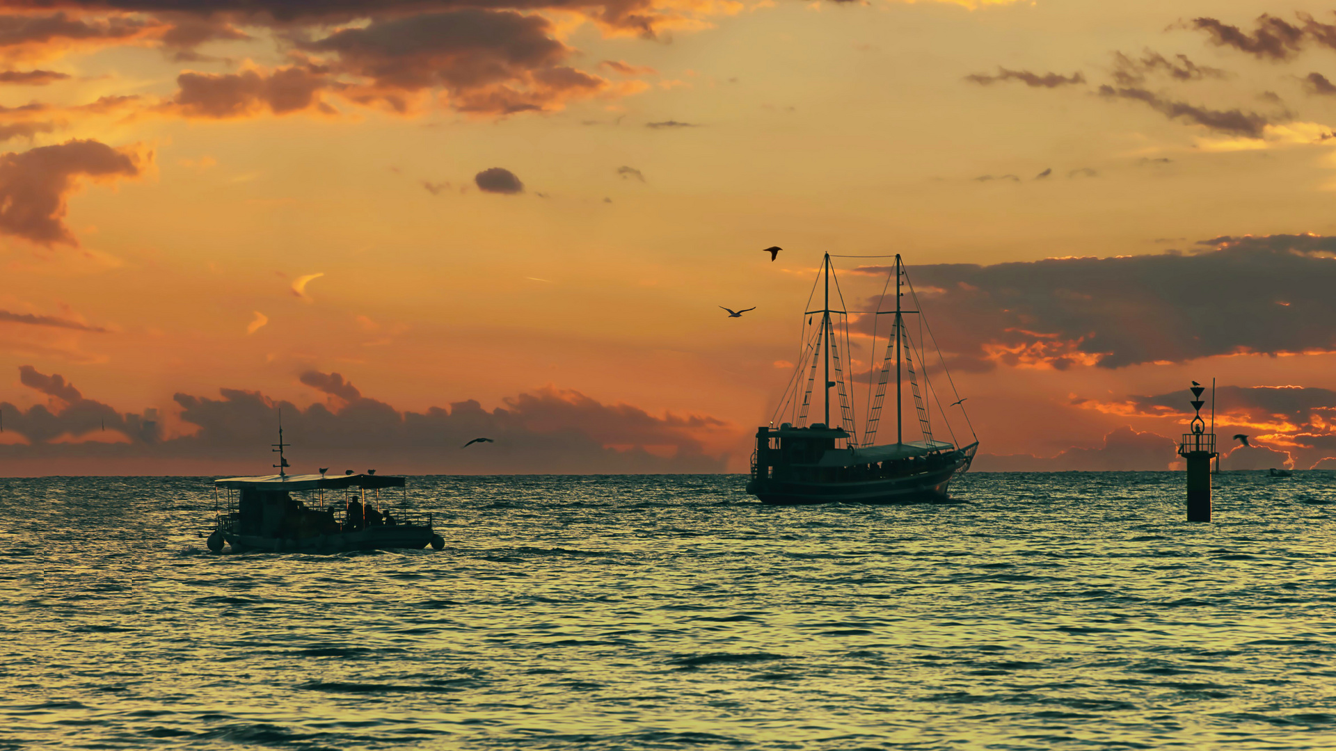 Sommerabend am Meer