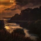 Sommerabend am River Erne