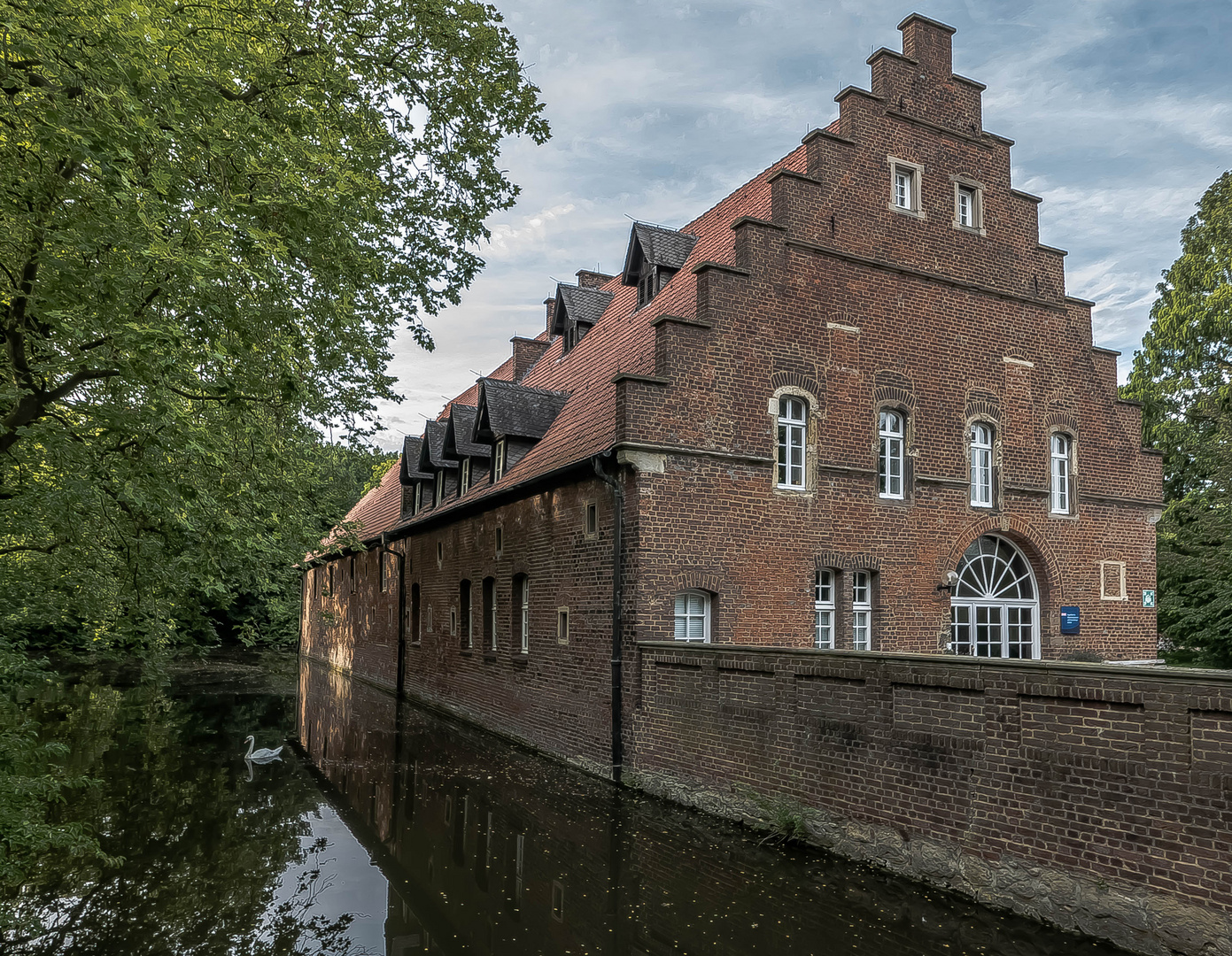 Sommerabend am Schloss