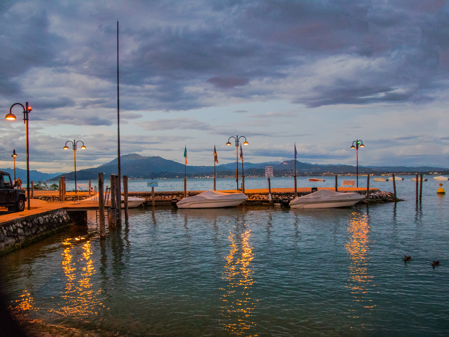 Sommerabend am See