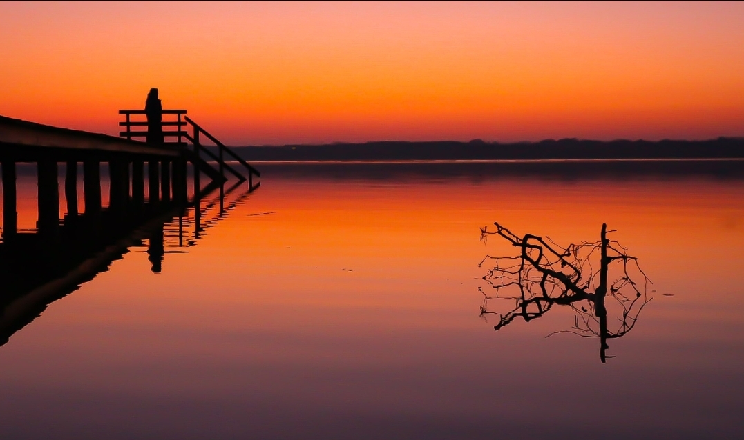 Sommerabend am See