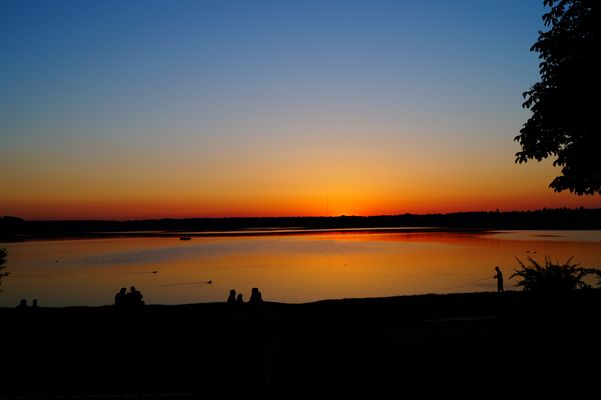Sommerabend am See