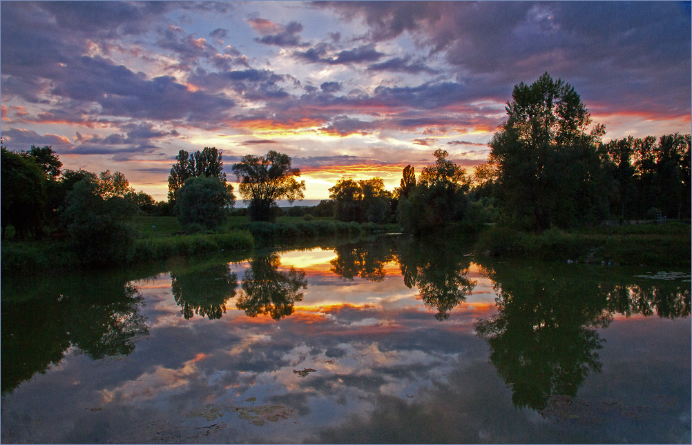 Sommerabend am See