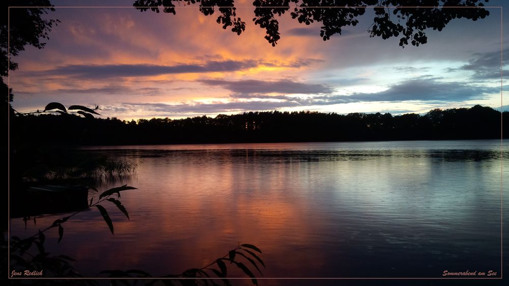 Sommerabend am See