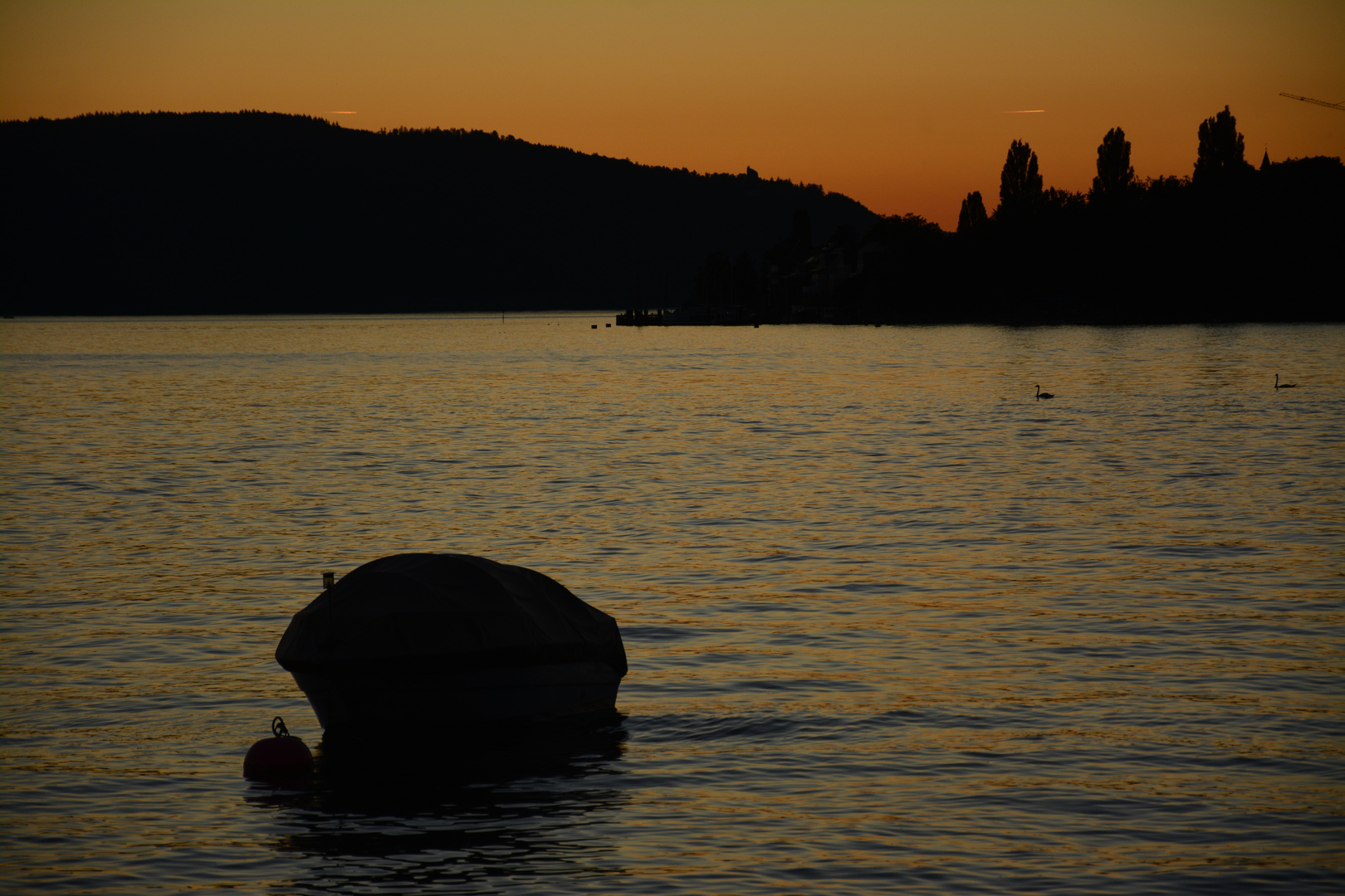 Sommerabend am See