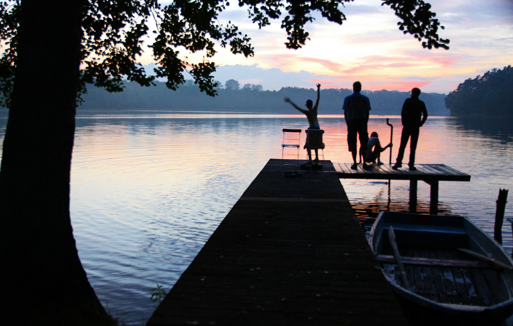 Sommerabend am See