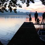 Sommerabend am See