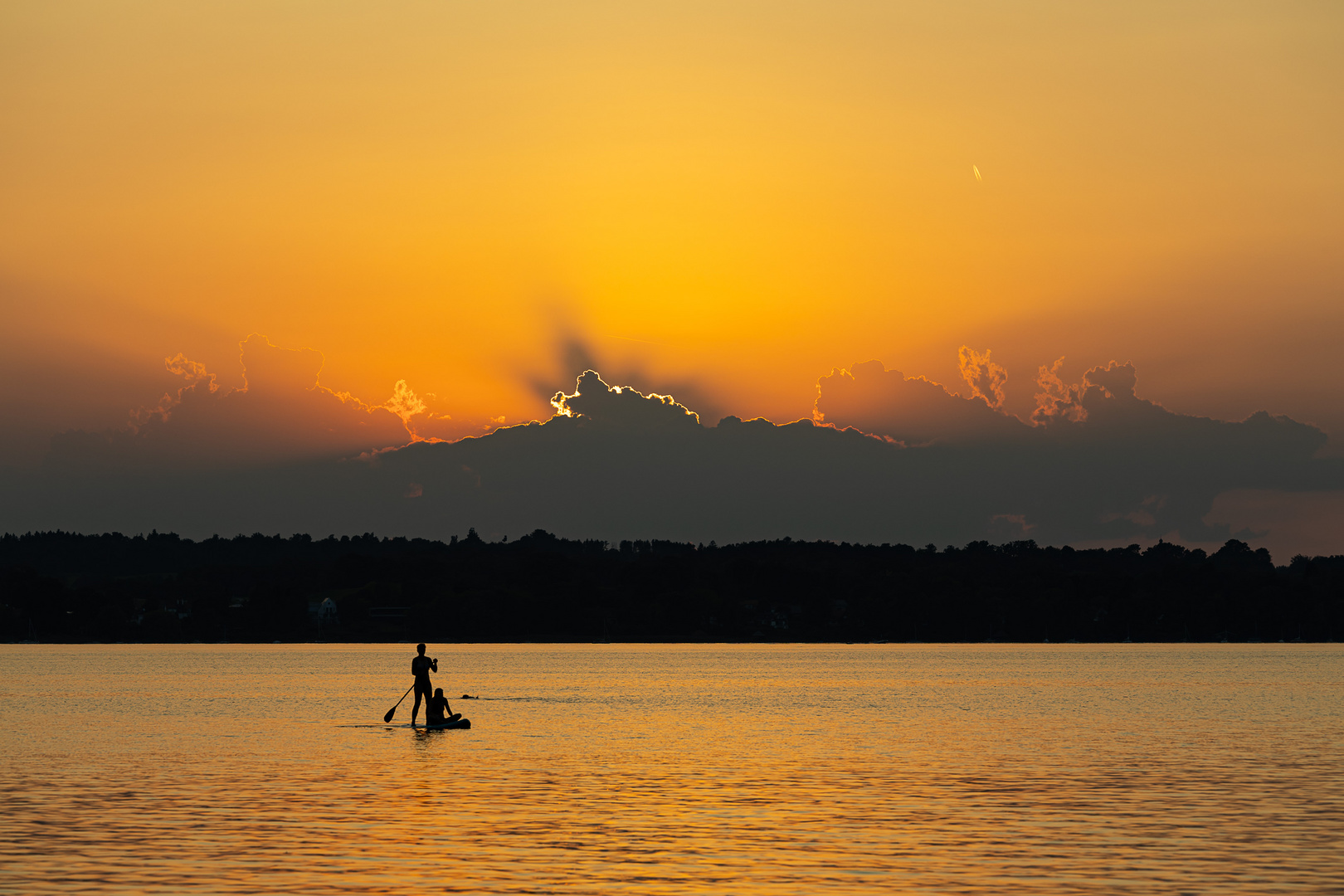 Sommerabend am See