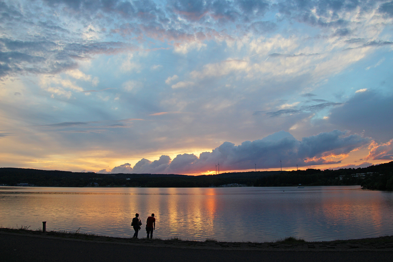 Sommerabend am See