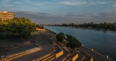 Sommerabend an der Donau