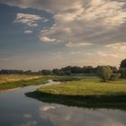 Sommerabend an der Elbe