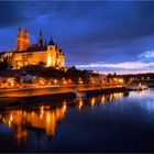 Sommerabend an der Elbe in Meißen 