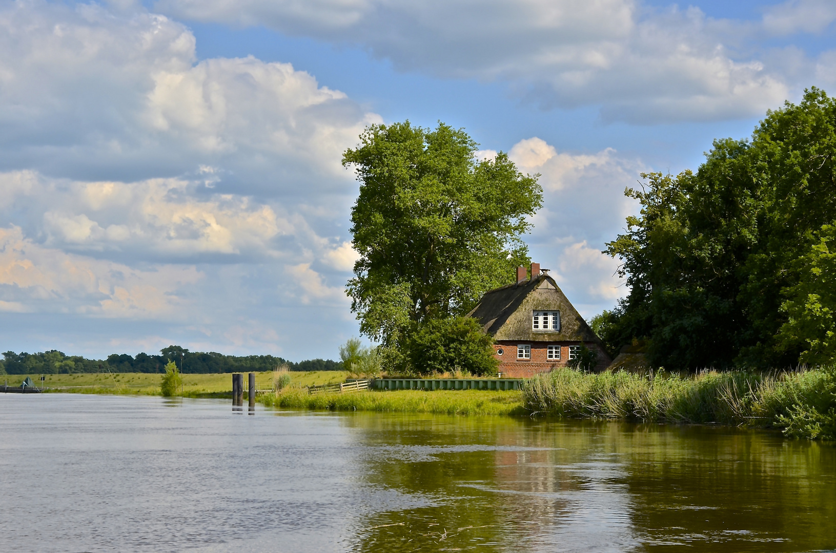 Sommerabend an der Oste