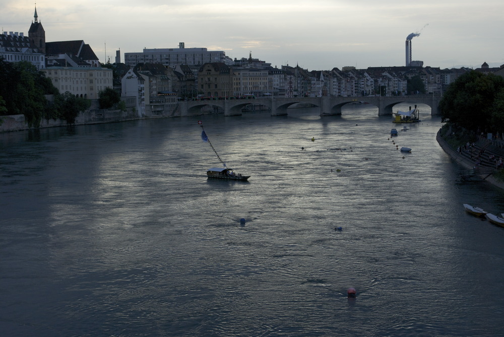 Sommerabend auf dem Rhein