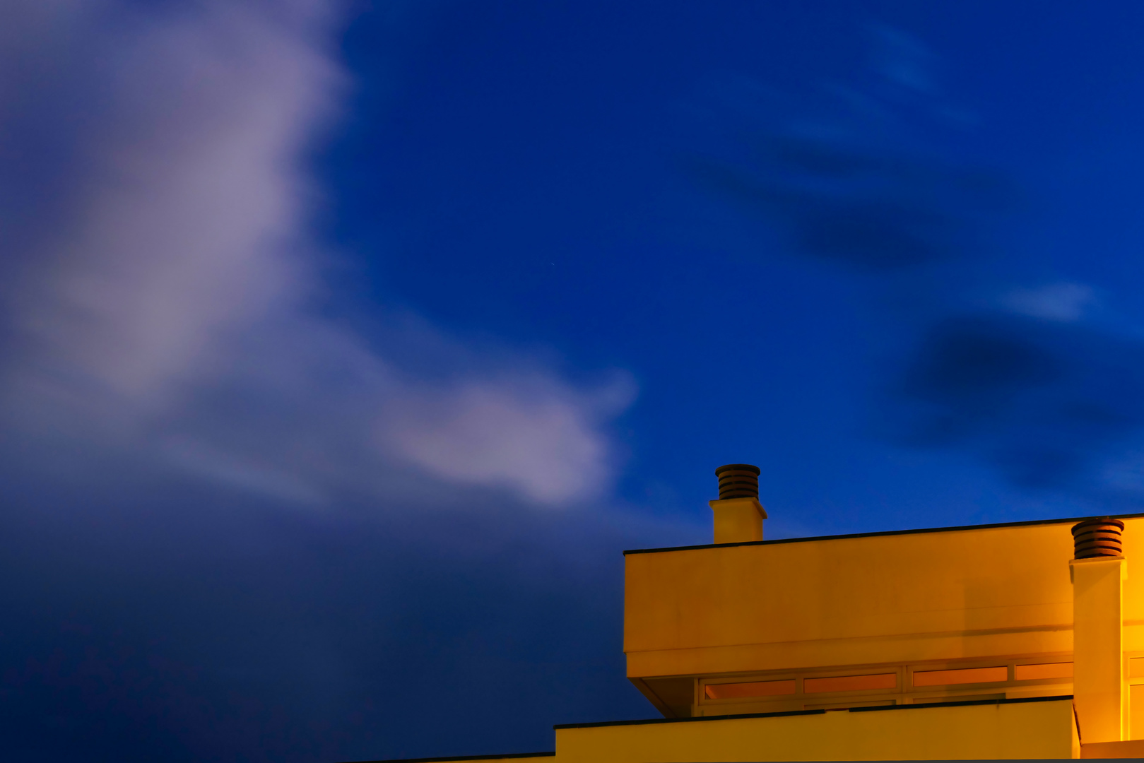 Sommerabend auf der Dachterrasse