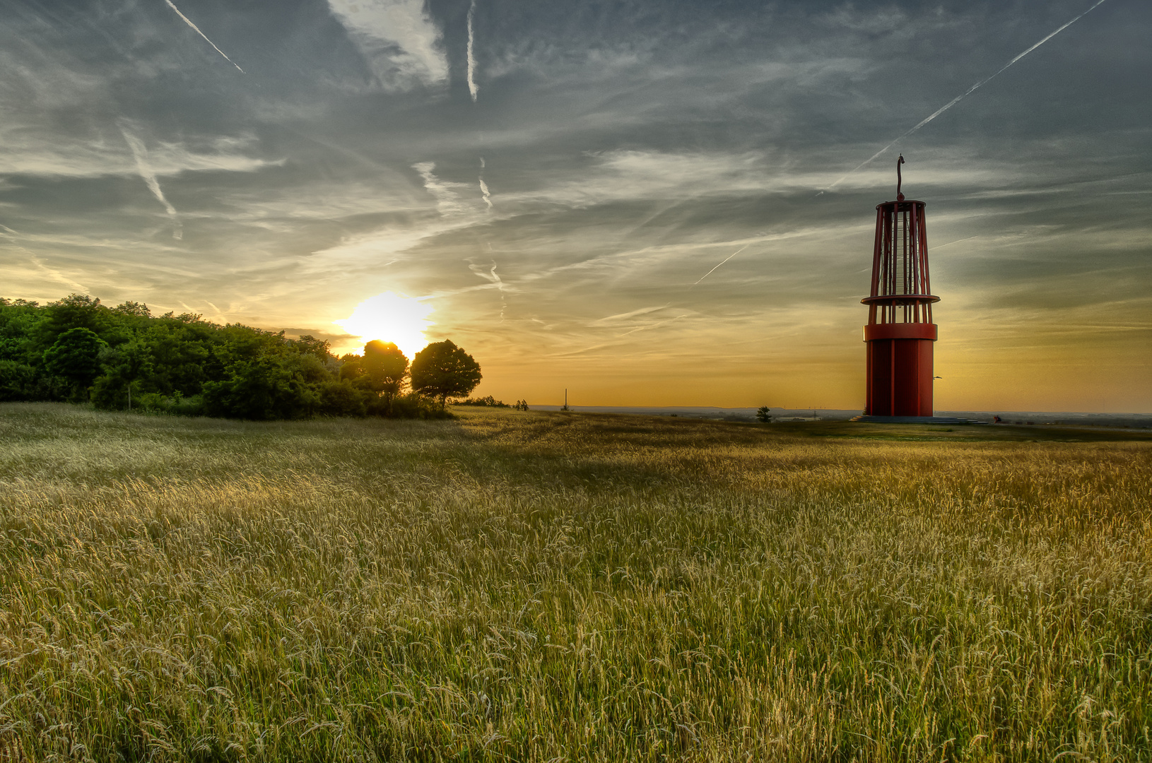 Sommerabend auf der Halde Rheinpreussen