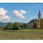 Sommerabend, der Duft von frisch gemähten Heu und das Kloster Reisach