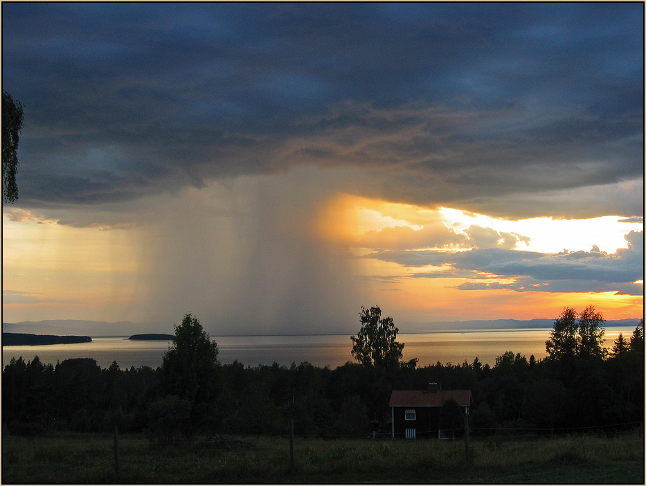 sommerabend .....  gewitter