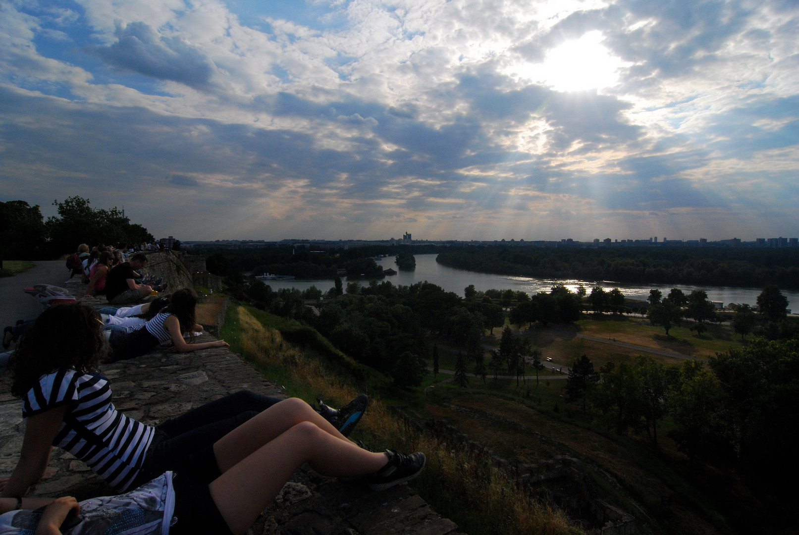 Sommerabend in Belgrad