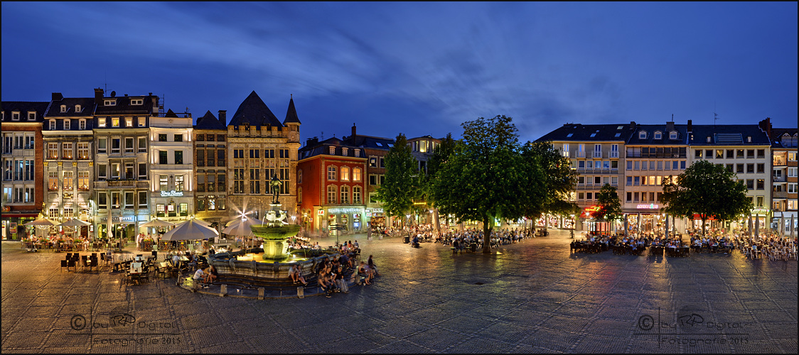 Sommerabend in der Stadt