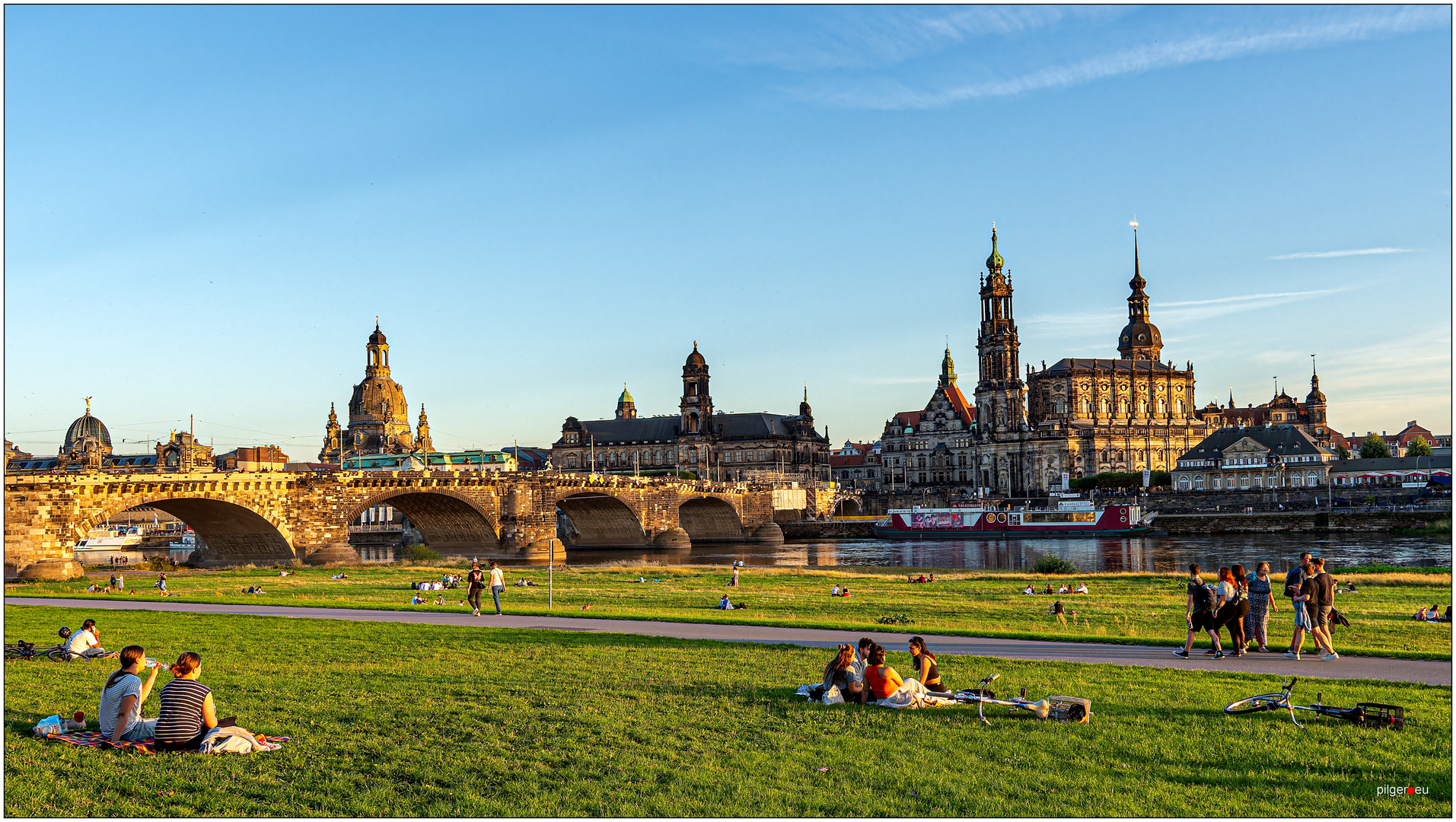 Sommerabend in Dresden