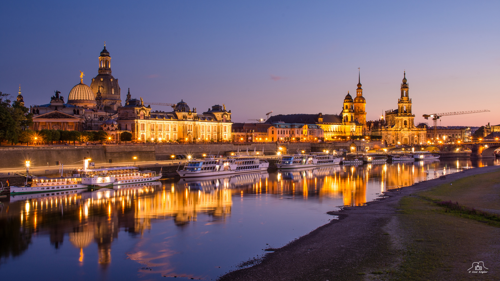 Sommerabend in Dresden