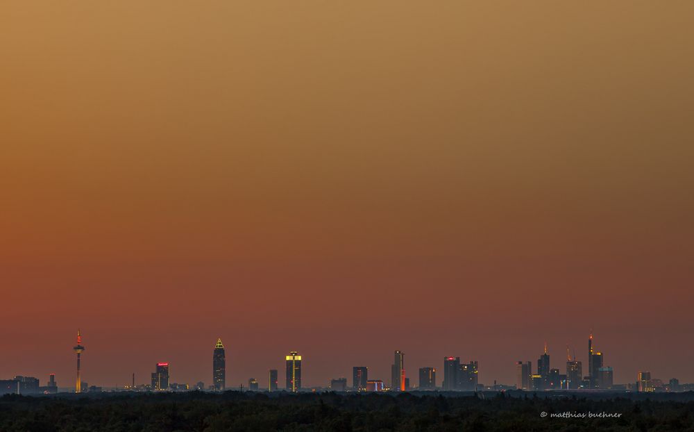 Sommerabend in Frankfurt am Main