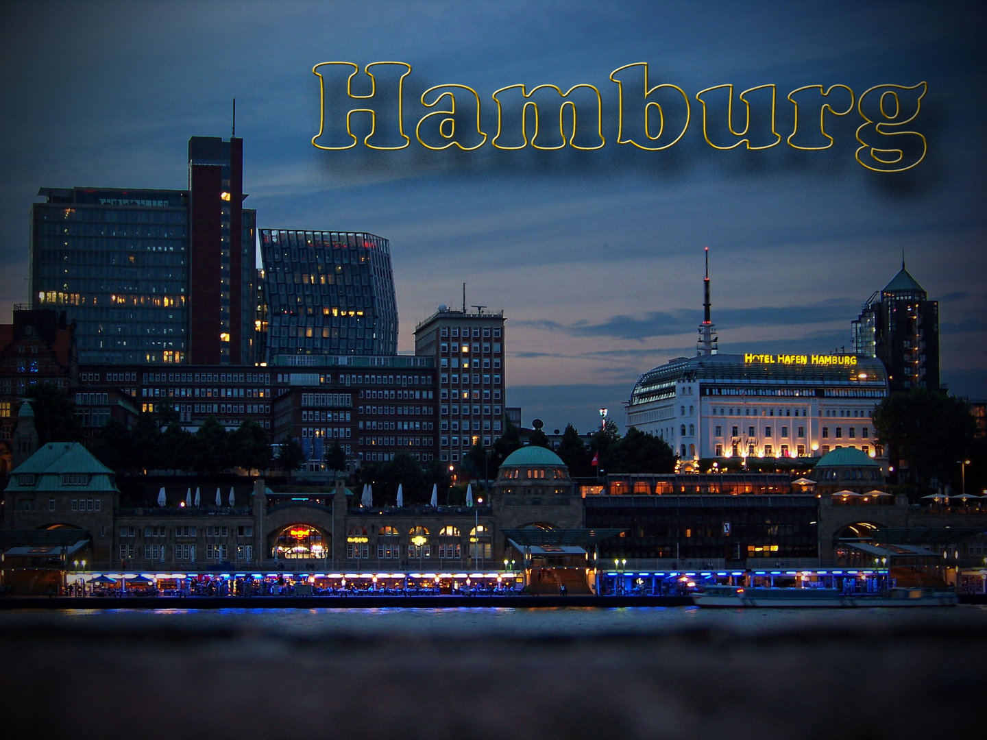 Sommerabend in Hamburg