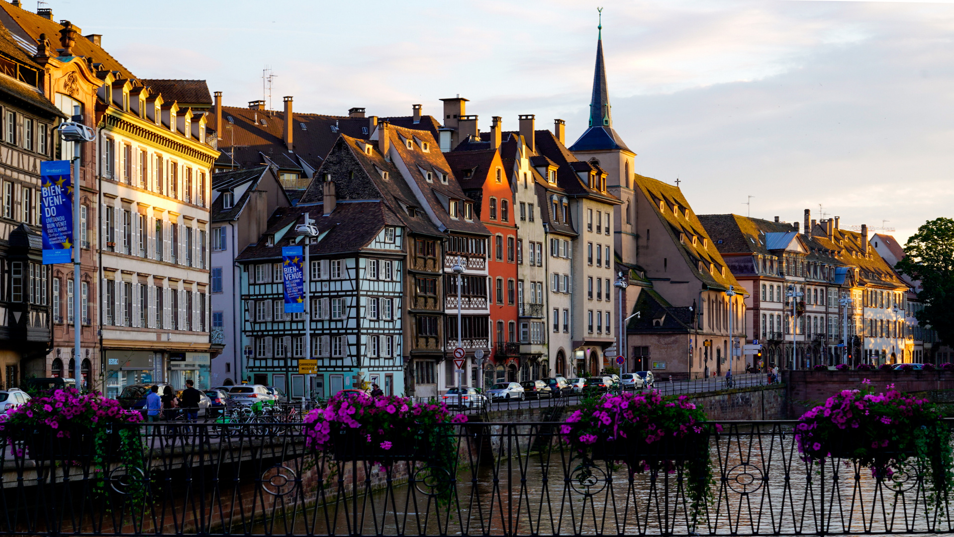 Sommerabend in Strasbourg