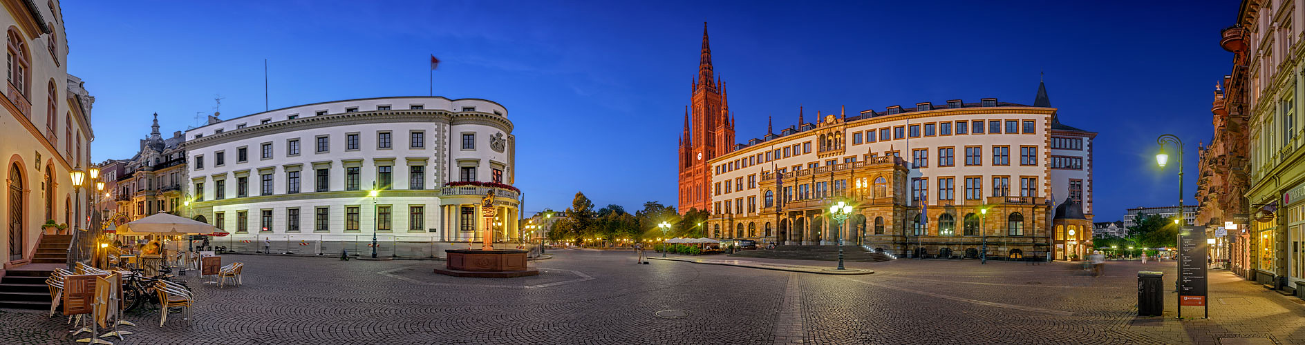 Sommerabend in Wiesbaden